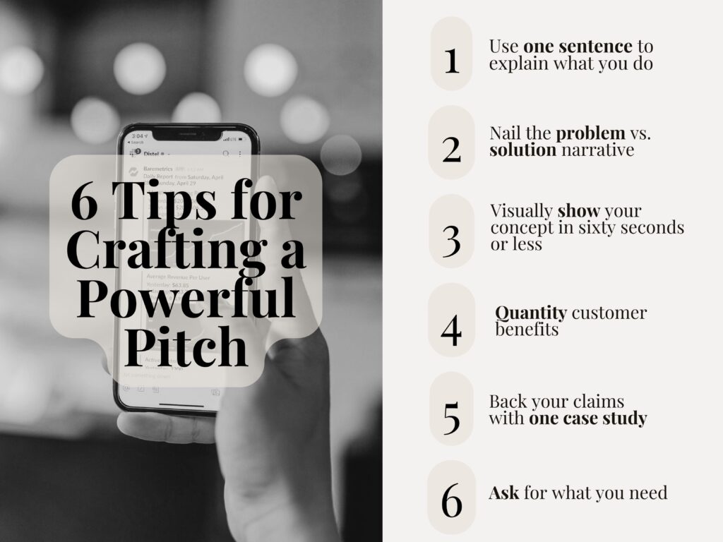 6 tips for crafting a powerful pitch